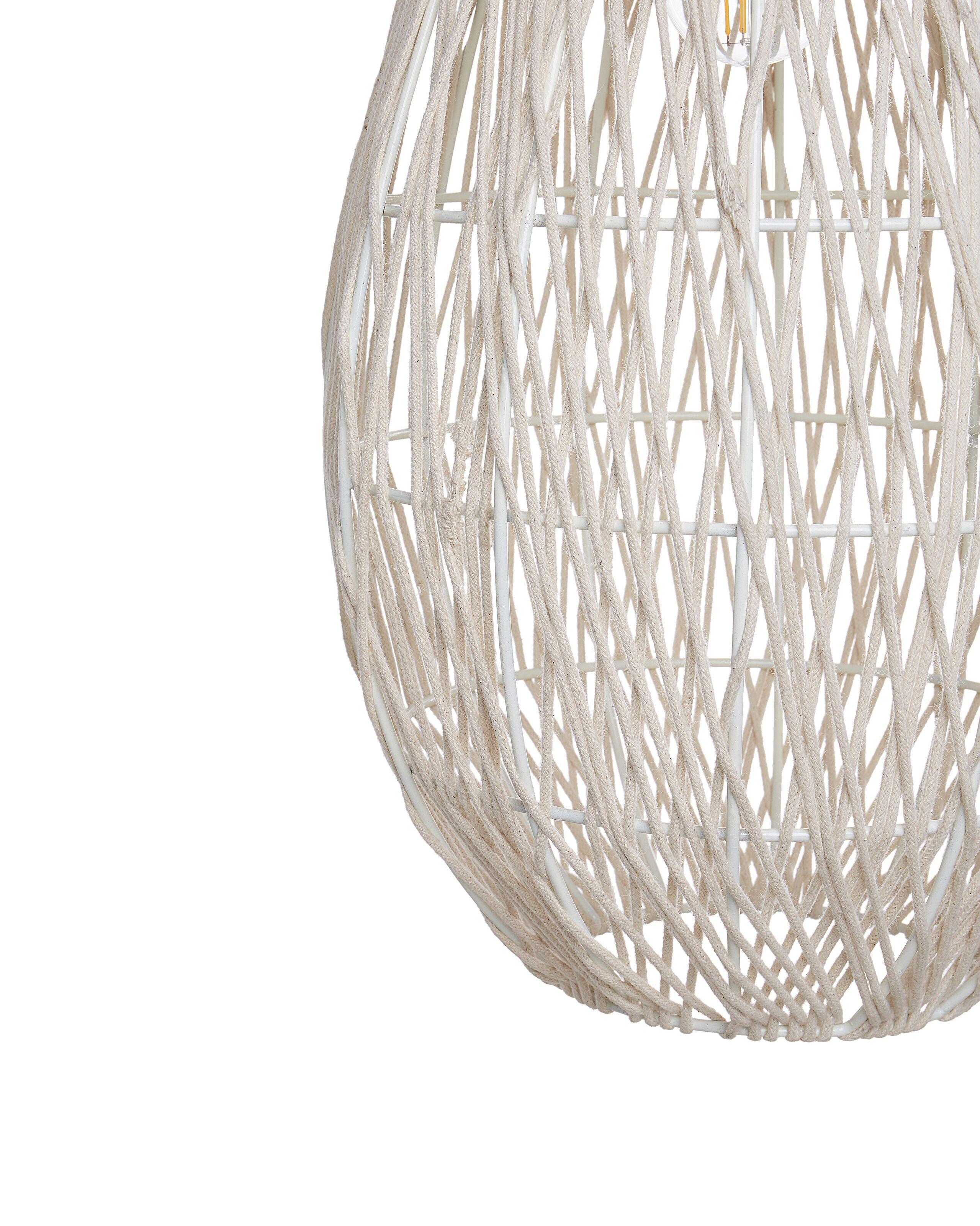 Beliani Lampe suspension en Coton Boho ANNOTTO  