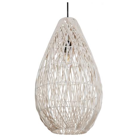 Beliani Lampe suspension en Coton Boho ANNOTTO  