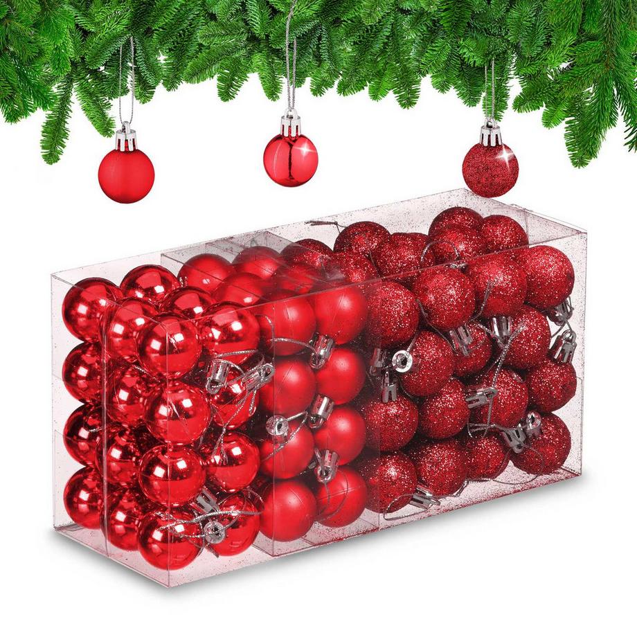 Ensemble de 96 boules de Noël