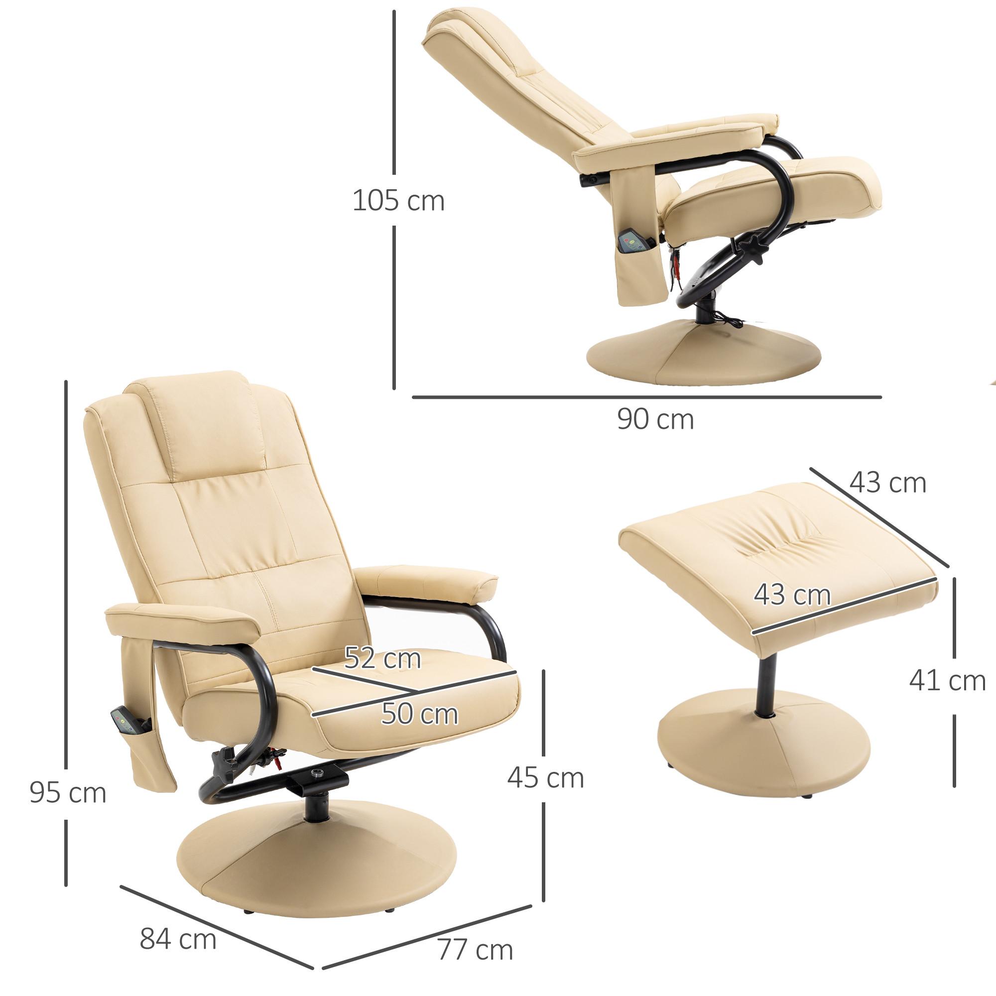 HOMCOM  Chaise de massage 