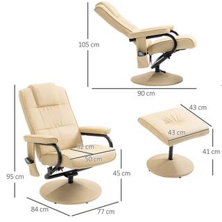 HOMCOM  Chaise de massage 