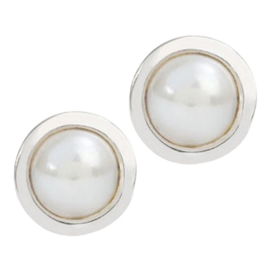 Steinkult  Ohrstecker Perle "Pure" 