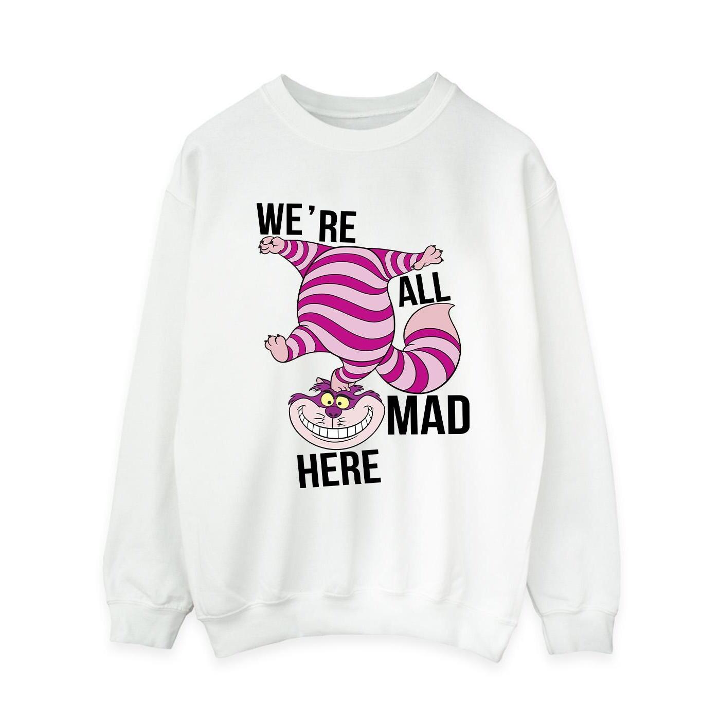 Disney  Sweat ALICE IN WONDERLAND ALL MAD HERE 