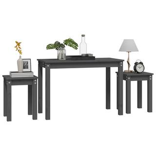 VidaXL Table gigogne bois de pin  