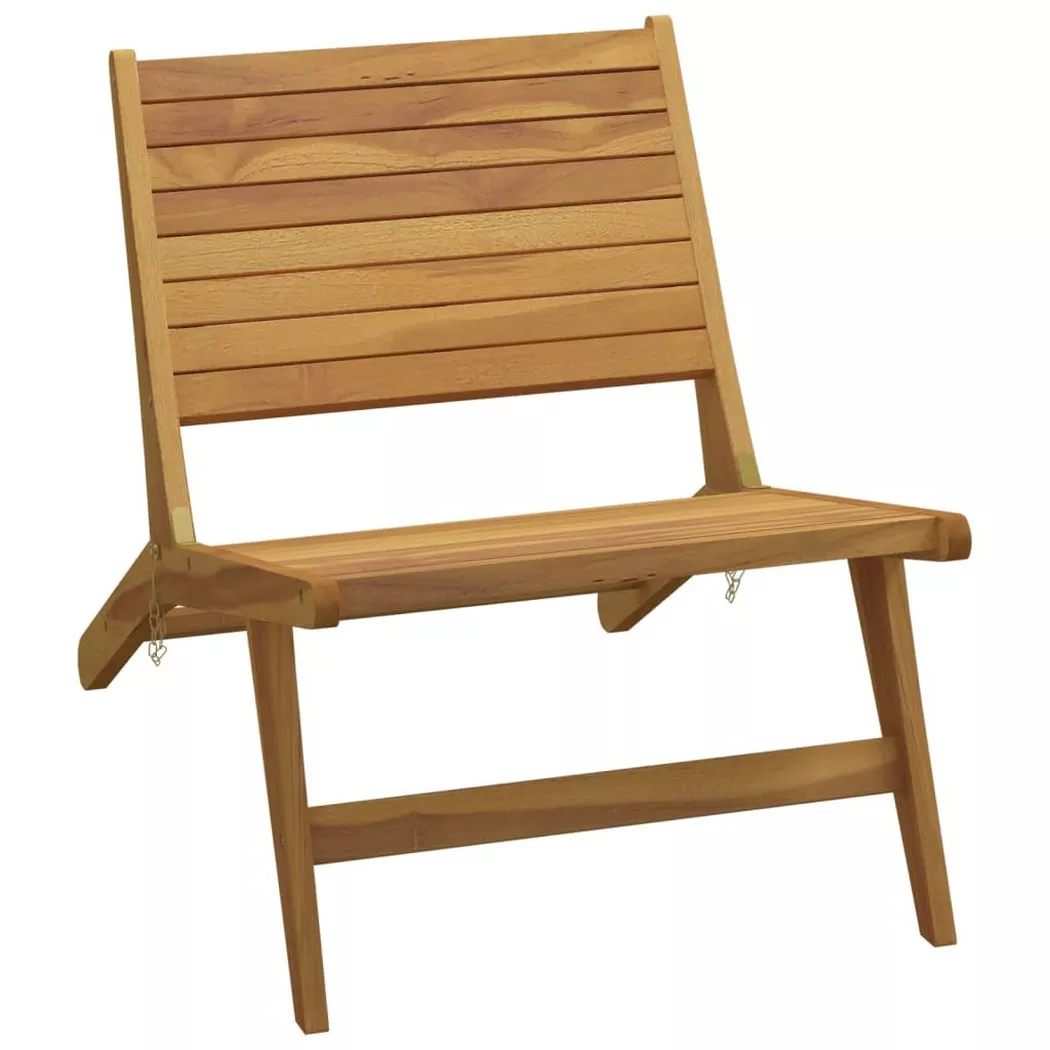 VidaXL - Gartenstuhl teak, One Size, Braun