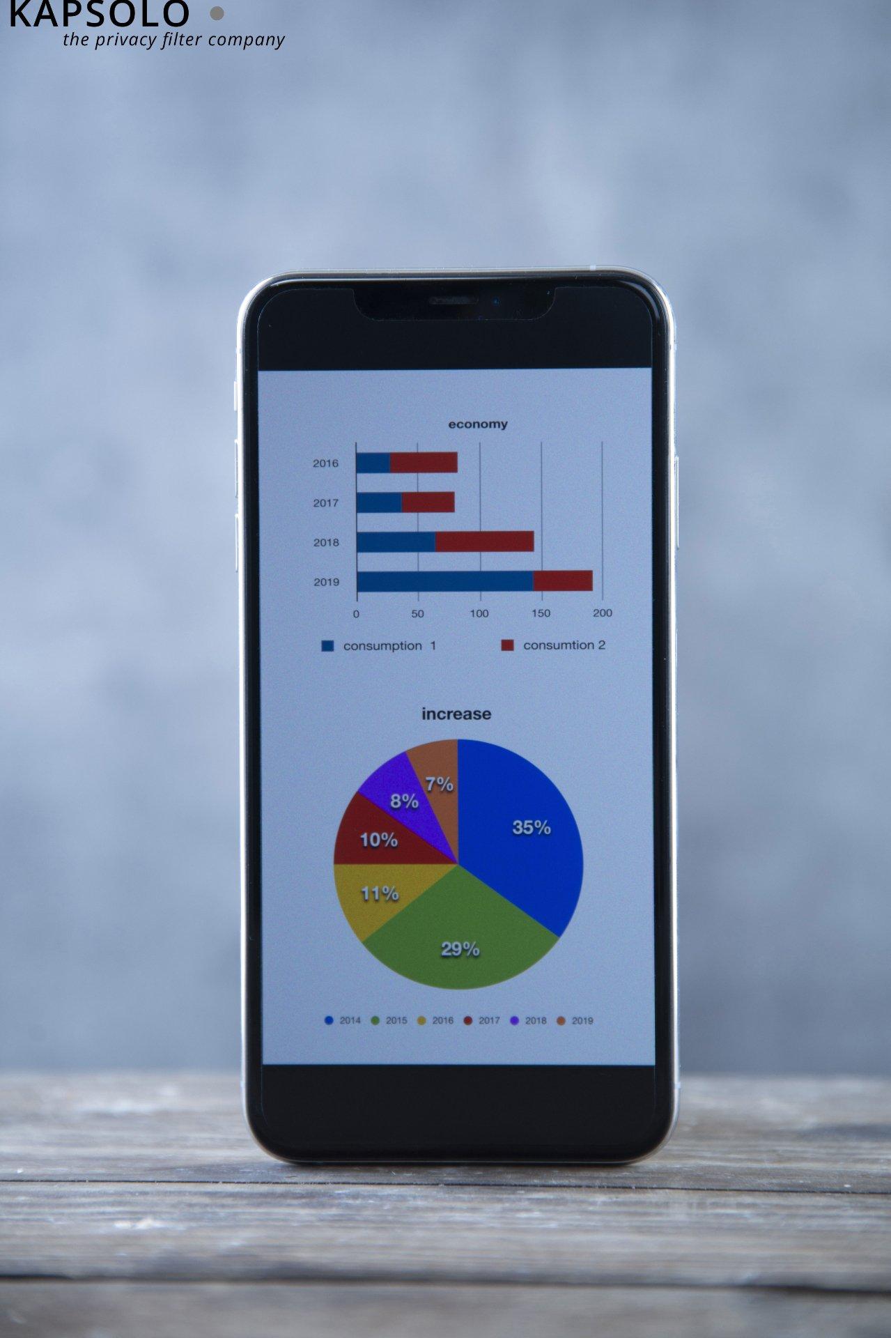 KAPSOLO  3H Anti-Glare, entspiegelnde Displayschutzfolie für iPhone 11 Pro 