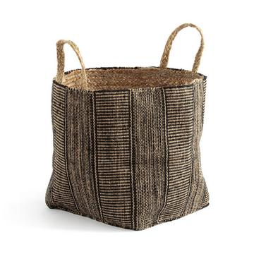 Panier tressé en jute