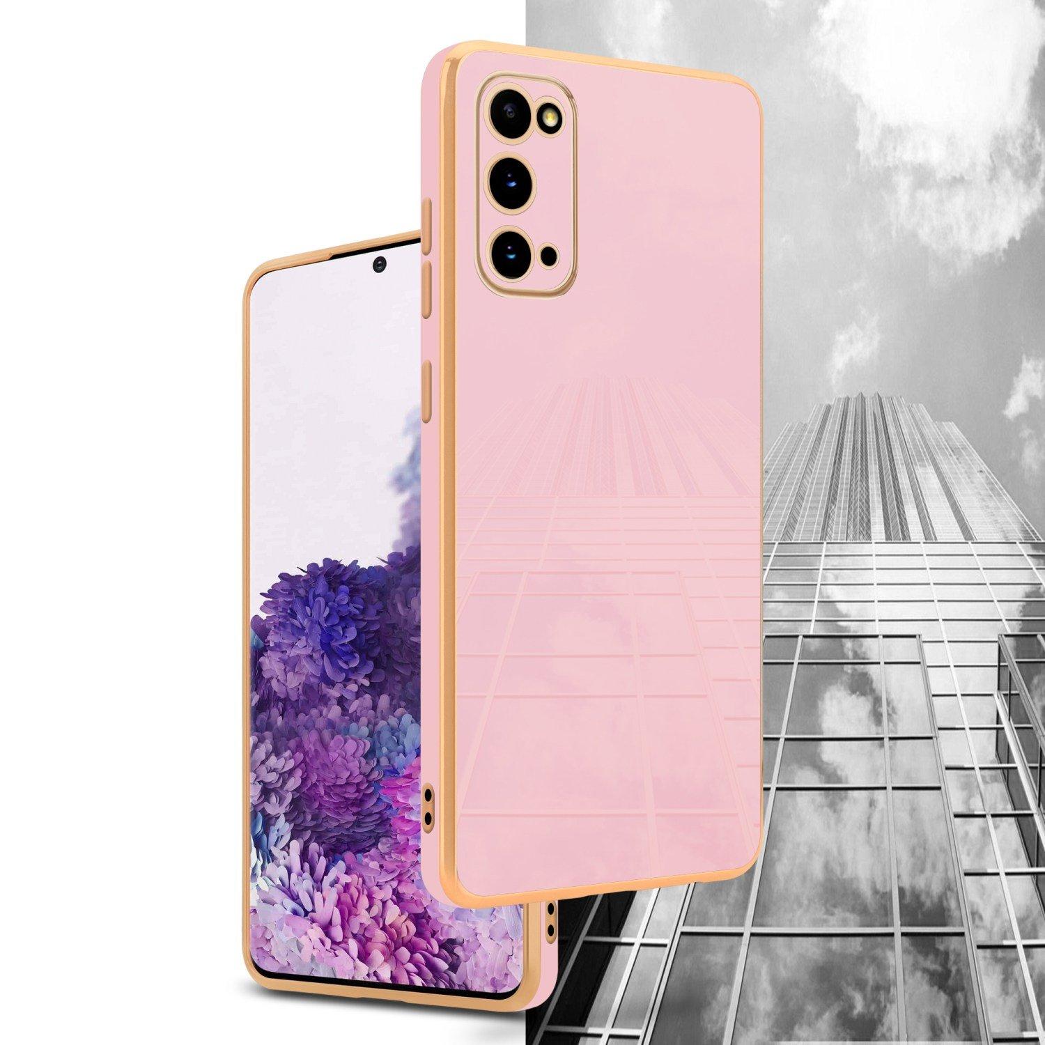 Cadorabo  Housse compatible avec Samsung Galaxy S20 - Coque de protection en silicone TPU flexible et avec protection pour appareil photo 