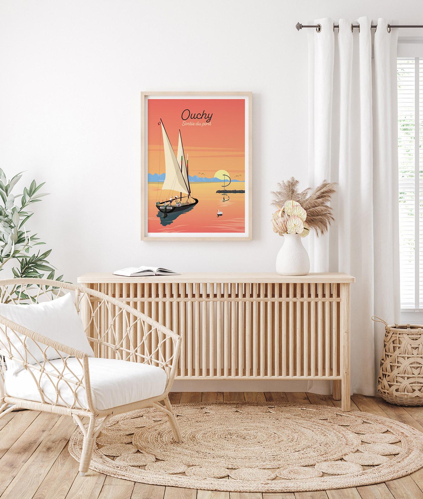 La-Jonx Ouchy - Sortie du port - Poster  