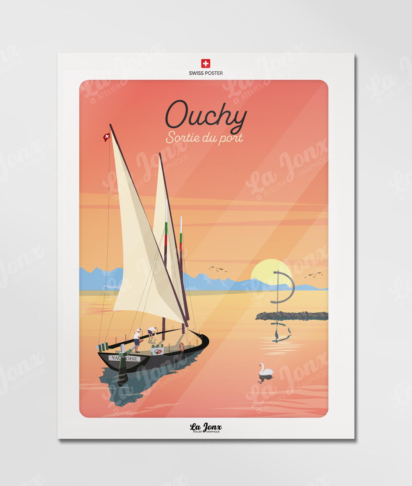 La-Jonx Ouchy - Sortie du port - Poster  