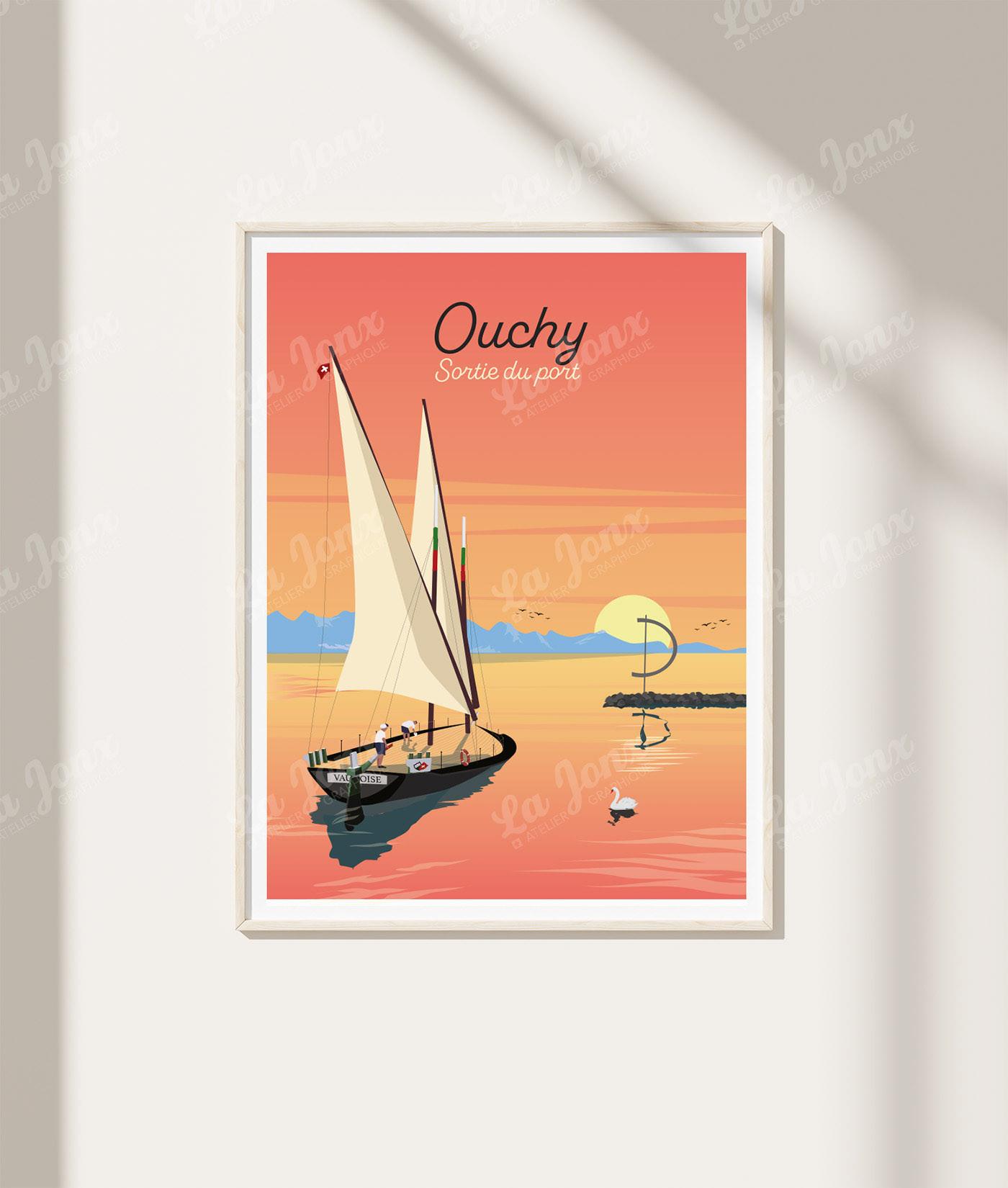 La-Jonx Ouchy - Sortie du port - Poster  