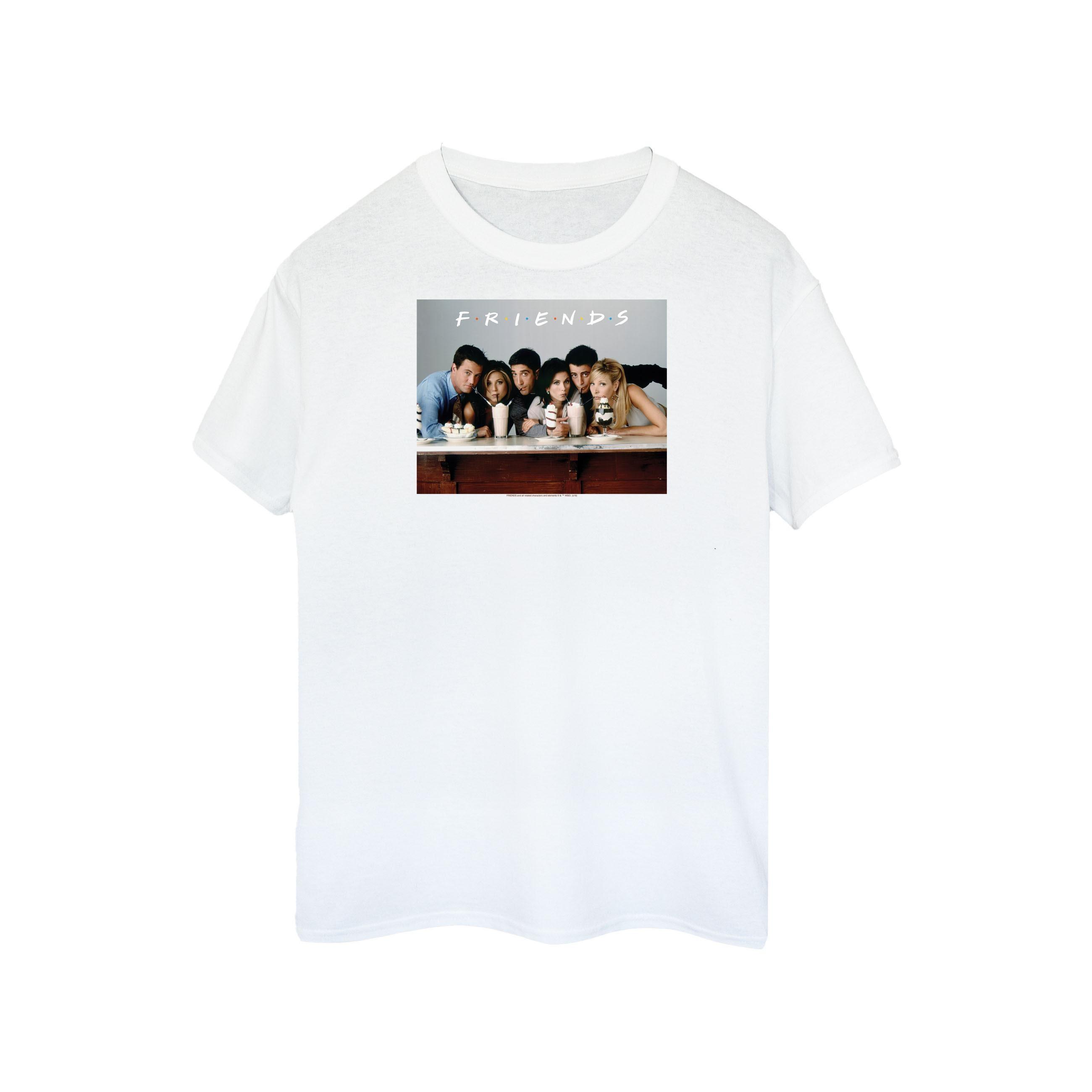 Image of Group Photo Milkshakes Tshirt Damen Weiss S