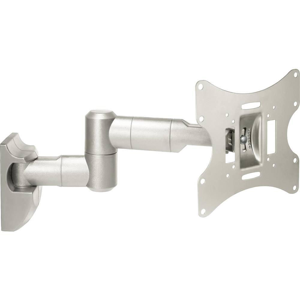 Image of H 9-6 L Tv-wandhalterung 23 - 42 (58 - 107 Cm, Belastung Bis Max. 30kg, Neigbar+schwenkbar Unisex Silber ONE SIZE