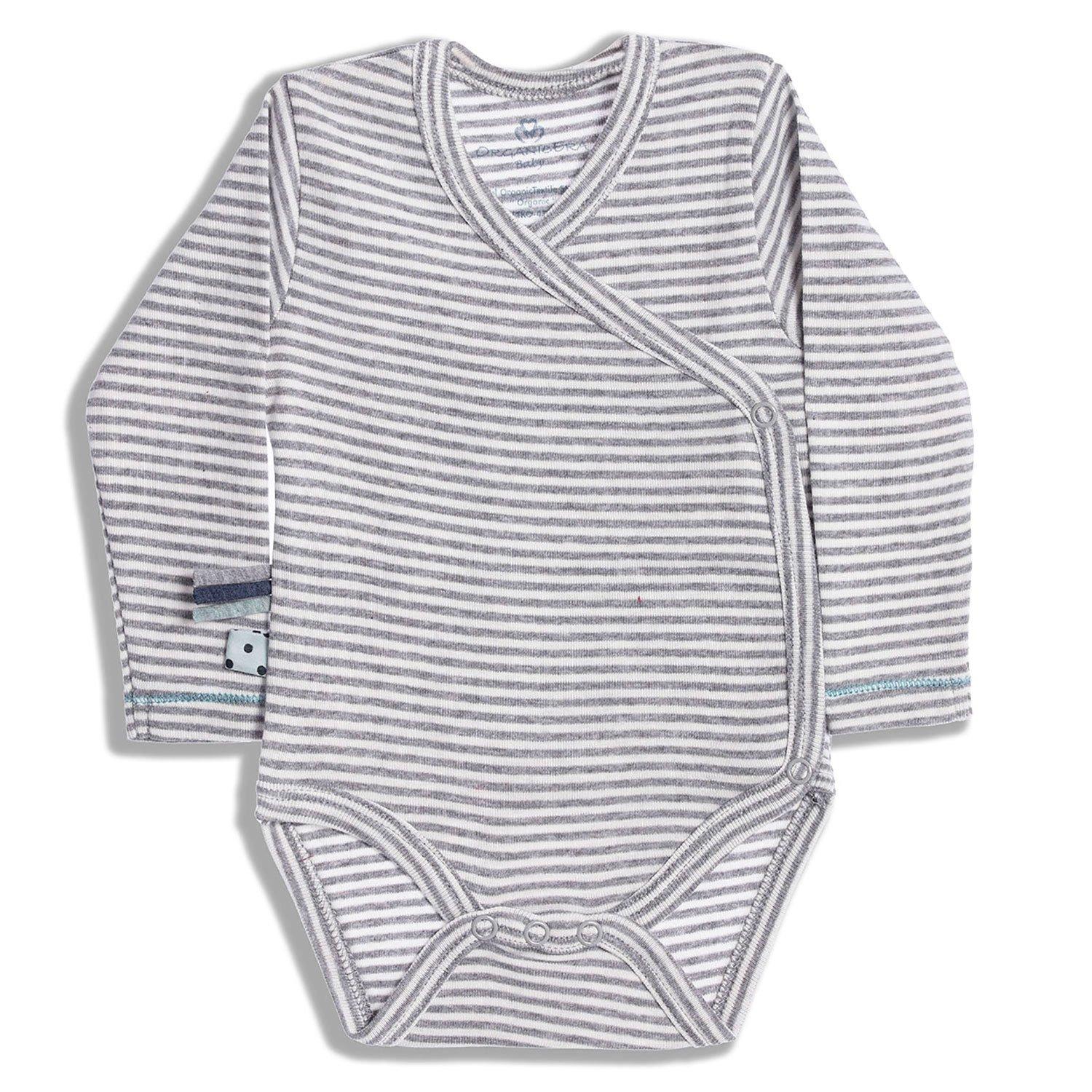 Image of Wickel-langarmbody Unisex Taubengrau 0-3M