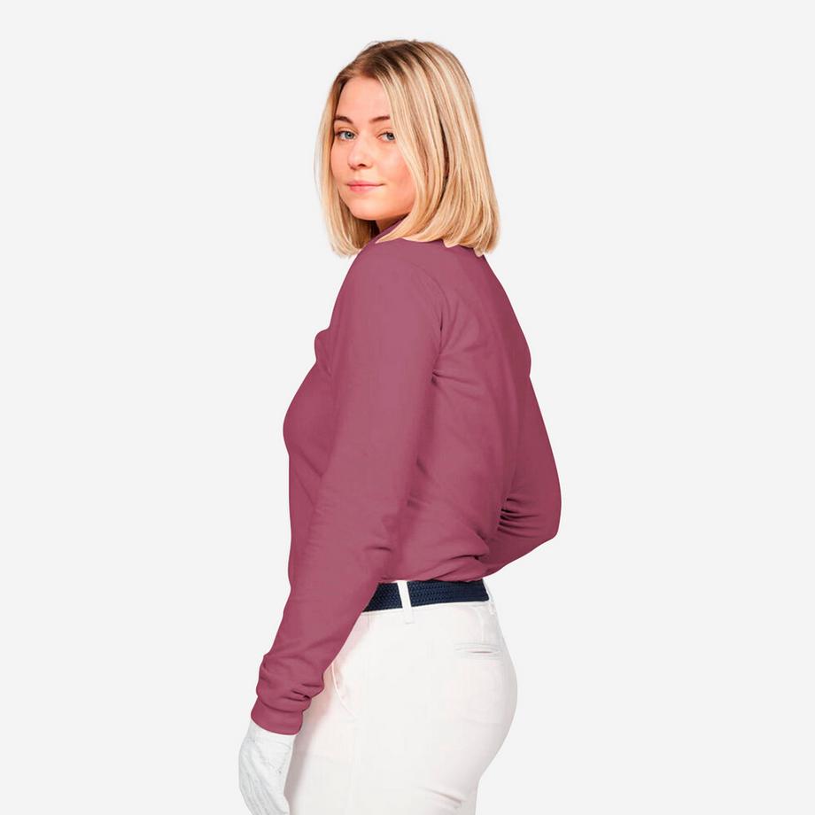 INESIS  Poloshirt Langarm  Golf Baumwolle 