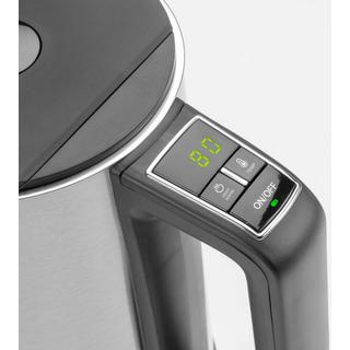 E+P Elektrik GASTROBACK DESIGN COOL TOUCH BOLLITORE ELETTRICO 1,5 L 2200 W NERO, ACCIAIO INOX  