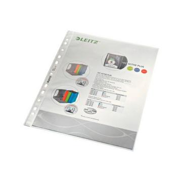 LEITZ Zeigetaschen PP A4 47900000 genarbt, 0,09mm 100 Stück