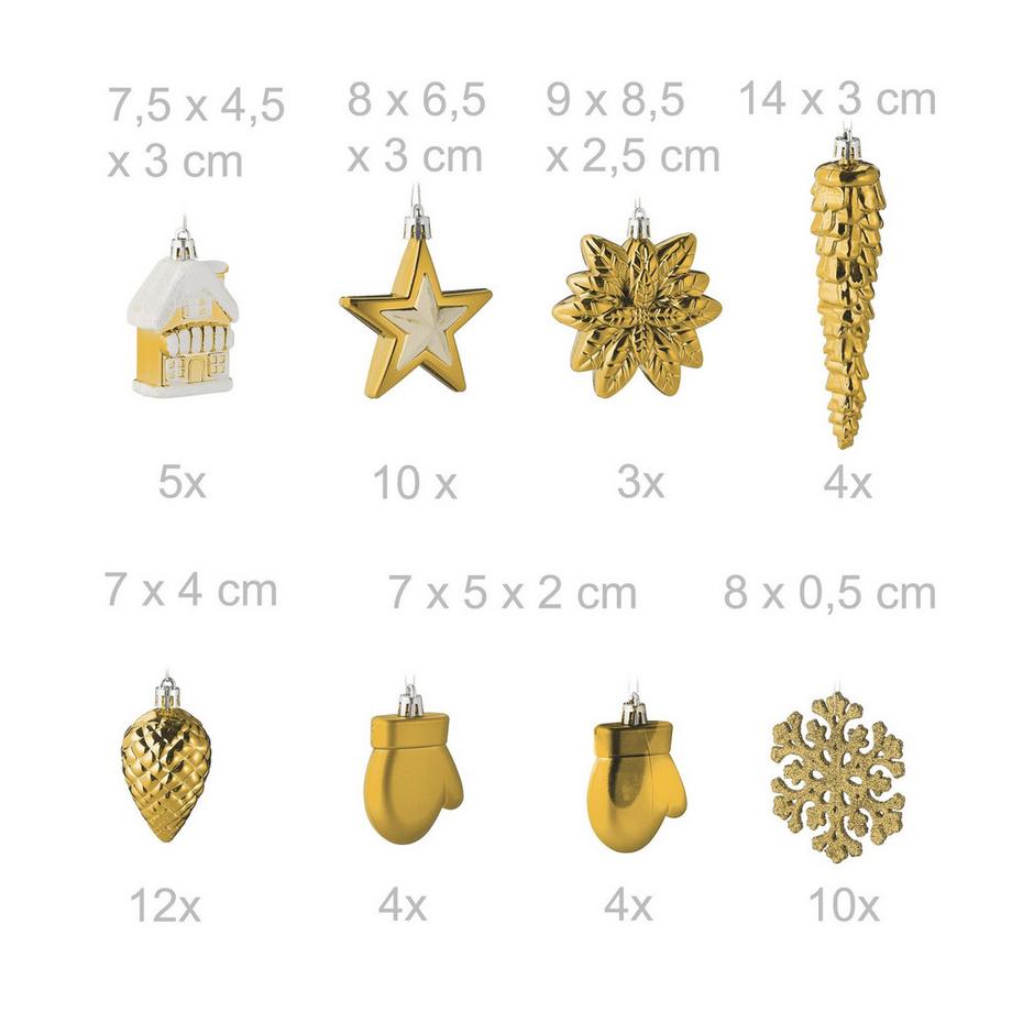 Northix  Christbaumkugeln im 100er Pack 