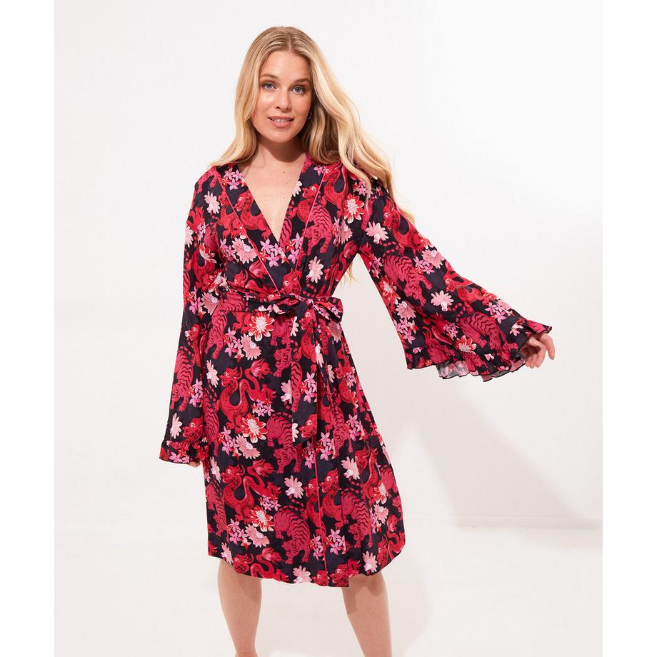 Joe Browns Kimono Drachenmuster Bademantel  