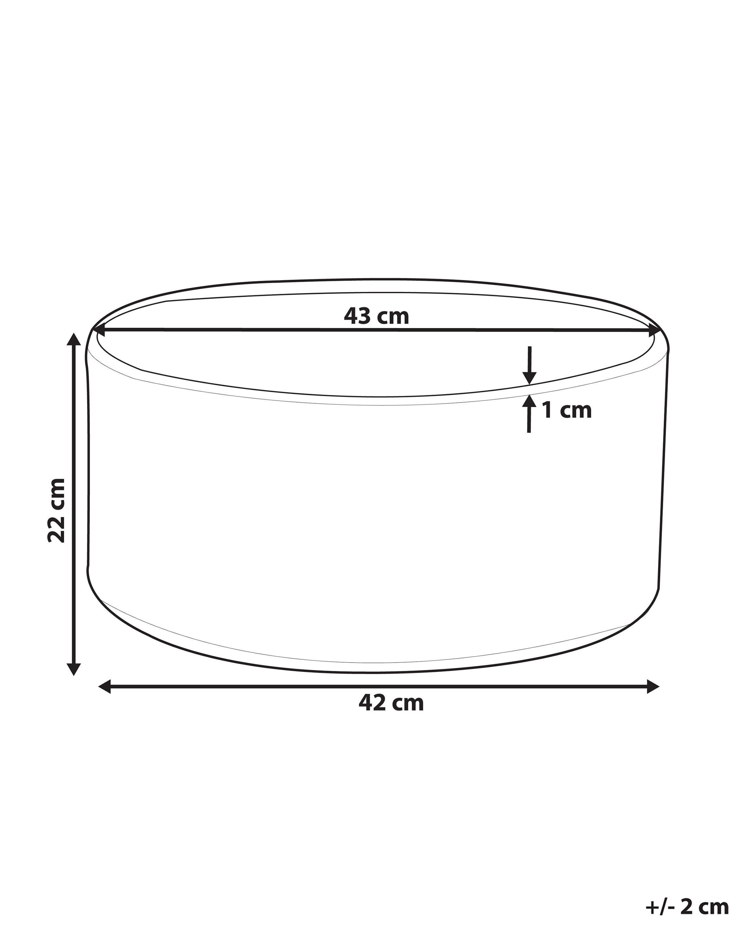 Beliani Cache-pot en Mélange de pierre Scandinave VALTA  