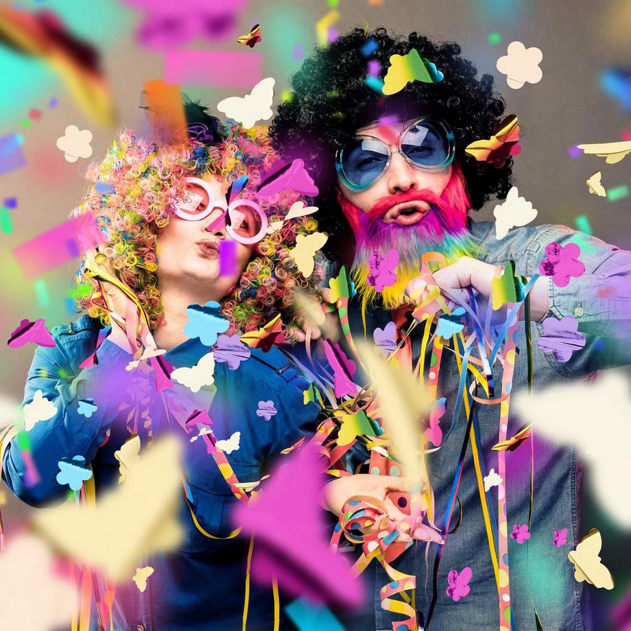 B2X  Konfettikanone Schmetterlinge 