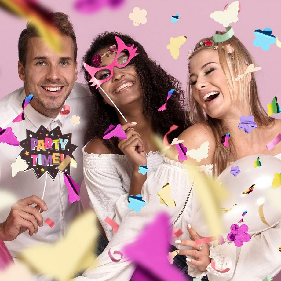 B2X  Konfettikanone Schmetterlinge 