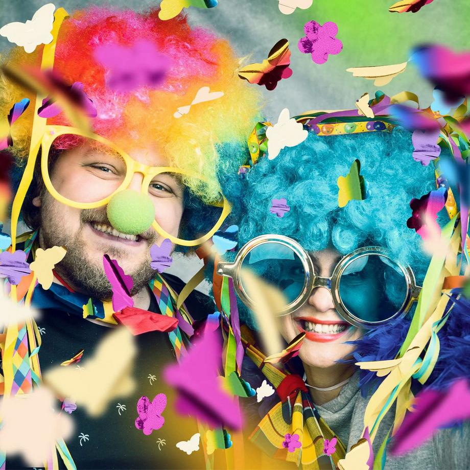 B2X  Konfettikanone Schmetterlinge 