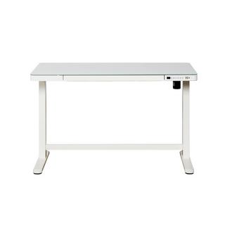 Contini table de bureau réglable en hauteur surface de travail en verre  