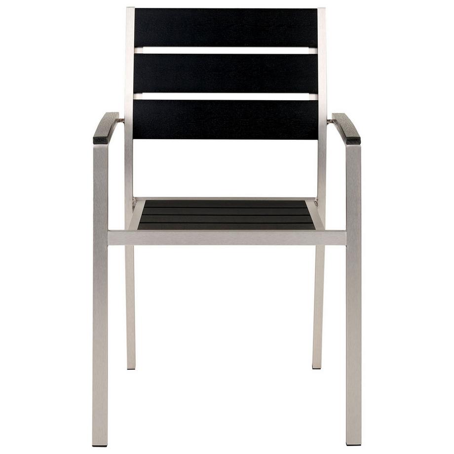 Beliani Lot de 6 chaises de jardin en Bois synthétique Industriel VERNIO  