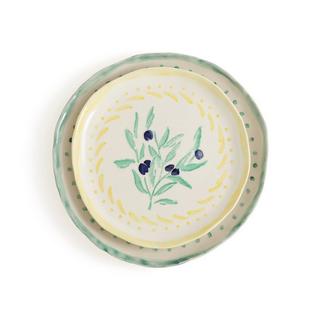 La Redoute Intérieurs 4er-Set Dessertteller Capria  