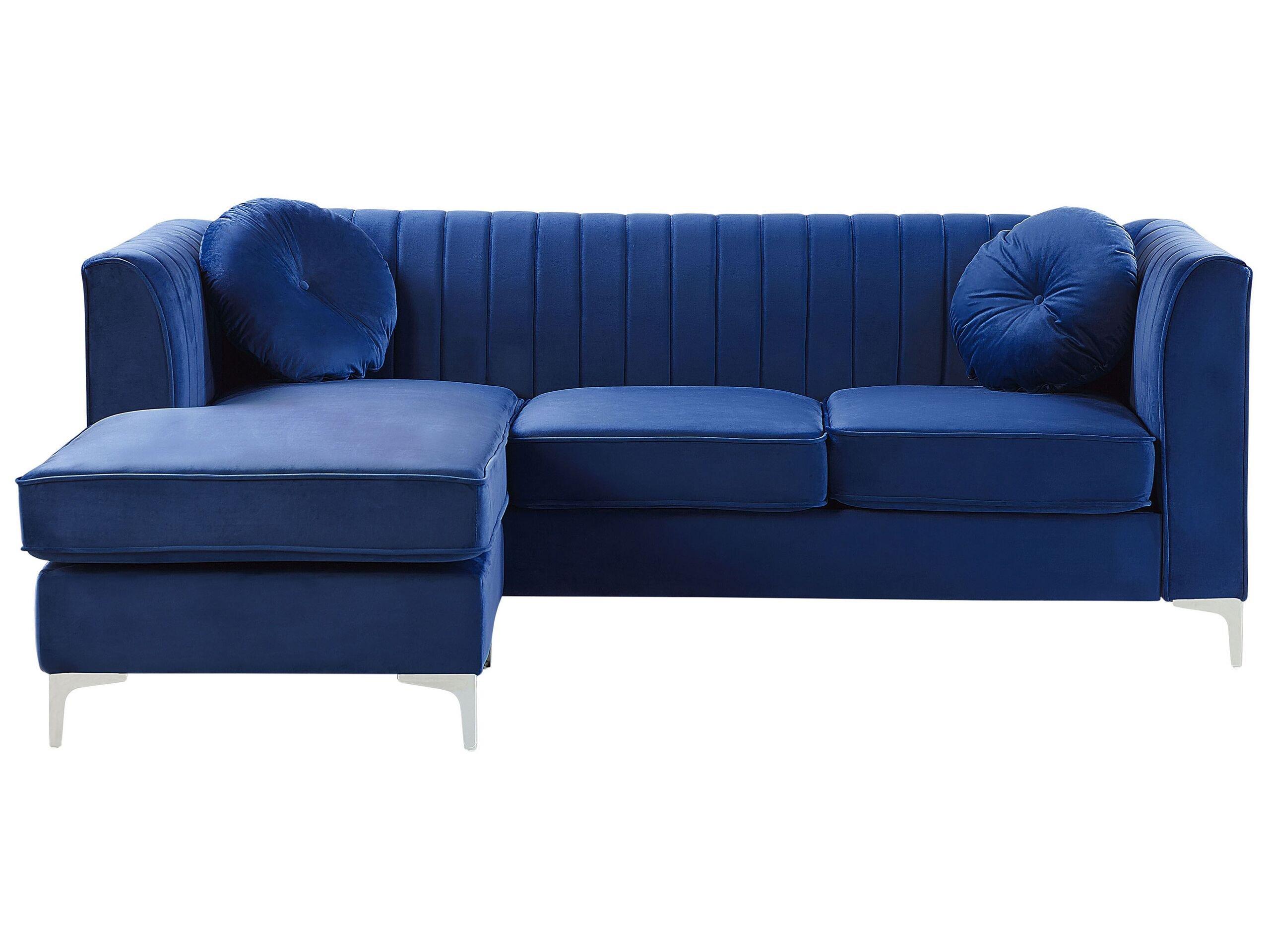 Image of Ecksofa aus Samtstoff Modern TIMRA Ecksofa aus Samtstoff Modern TIMRA