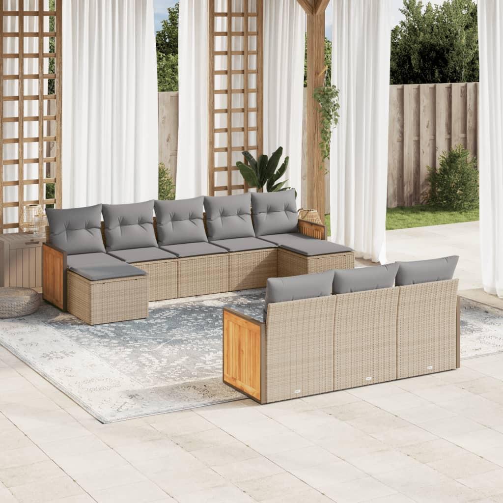 VidaXL Garten sofagarnitur poly-rattan  