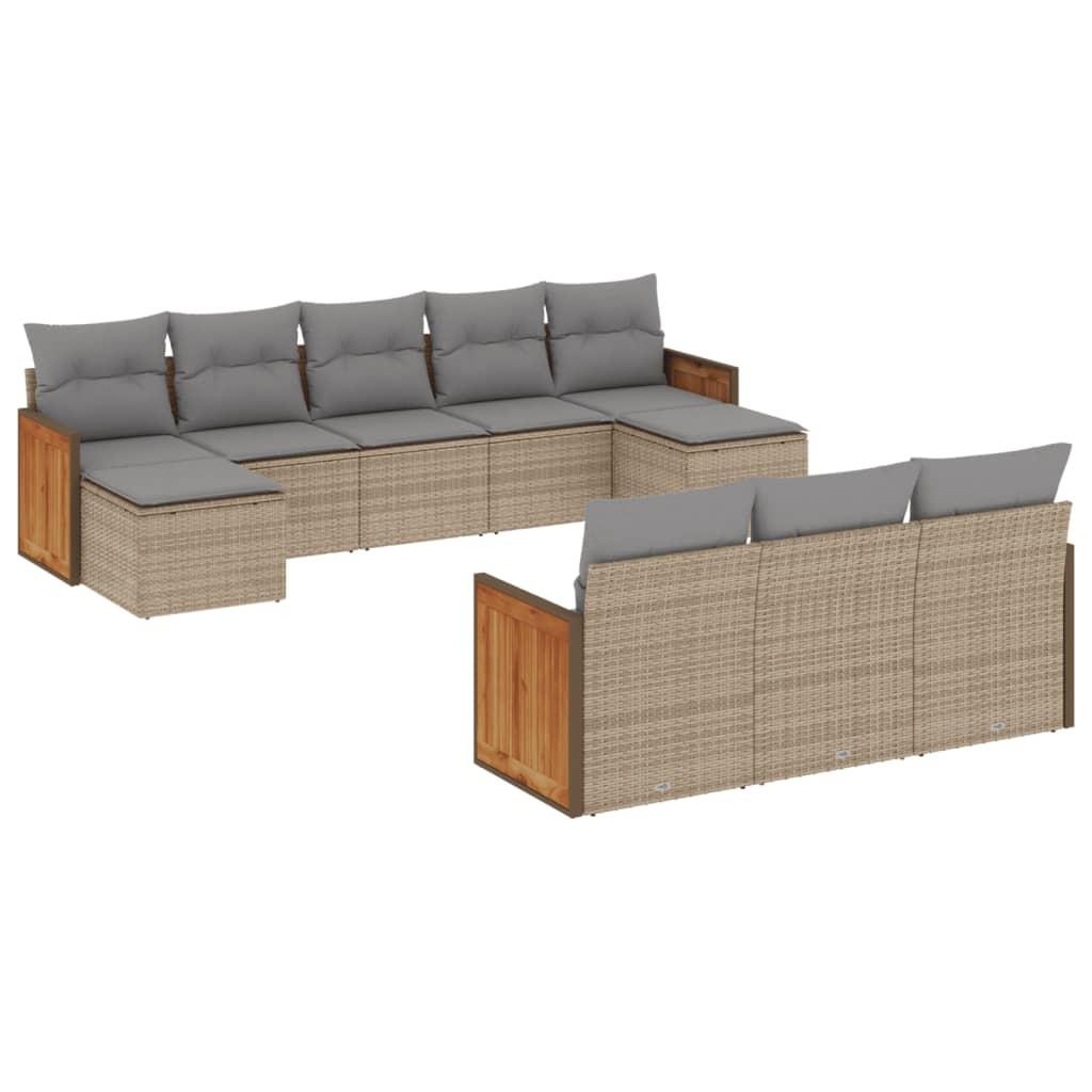 VidaXL Garten sofagarnitur poly-rattan  