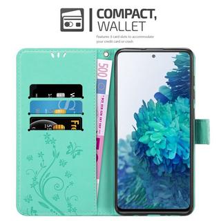 Cadorabo  Hülle für Samsung Galaxy S20 FE Blumen Design Magnetverschluss 