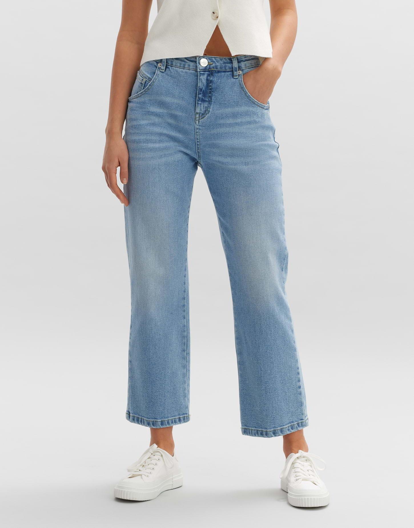Image of Boyfriend Jeans Lani Twist Damen Bleached Blau 36