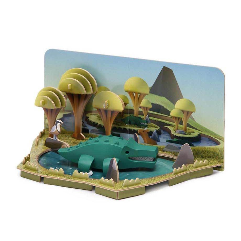 Halftoys  Animal World - Crocodile version 