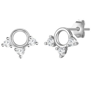 Femme Puces d'oreilles en argent