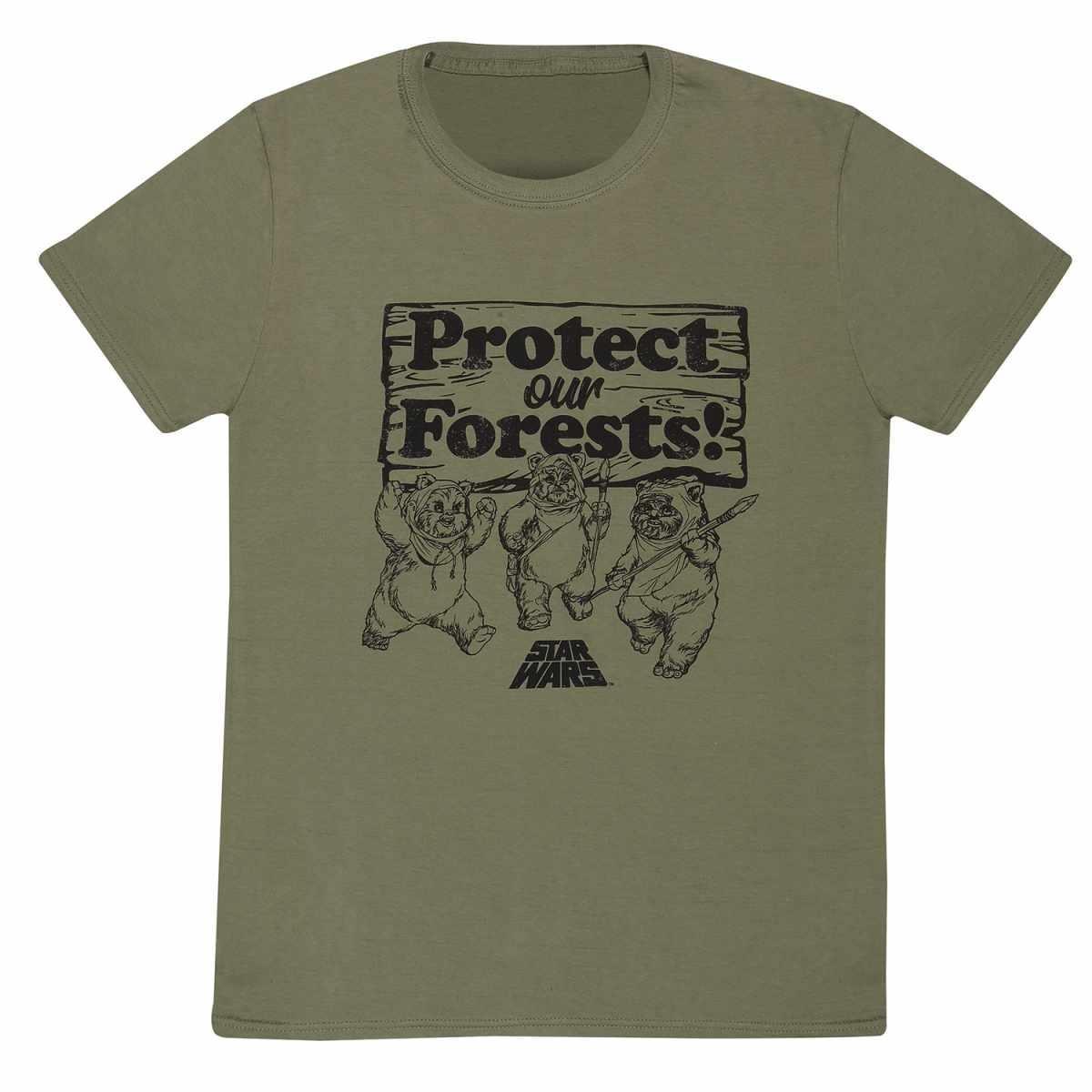 Image of Protect Our Forests Tshirt Damen Olivegrün XL