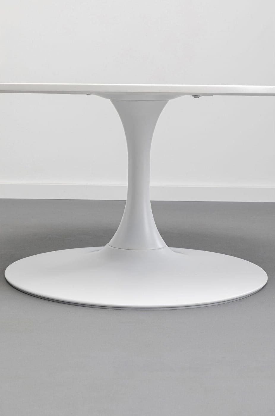 KARE Design Table basse Schickeria blanc rond 80  