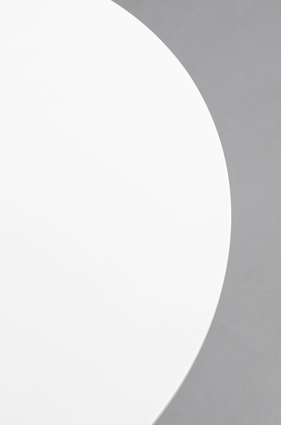 KARE Design Table basse Schickeria blanc rond 80  