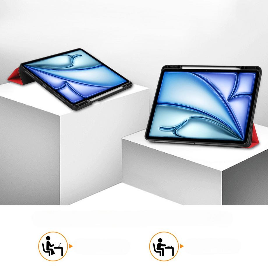 Cover-Discount  iPad Air 13 (M2 / M3) - Coque Smart Case Pencil Holder 