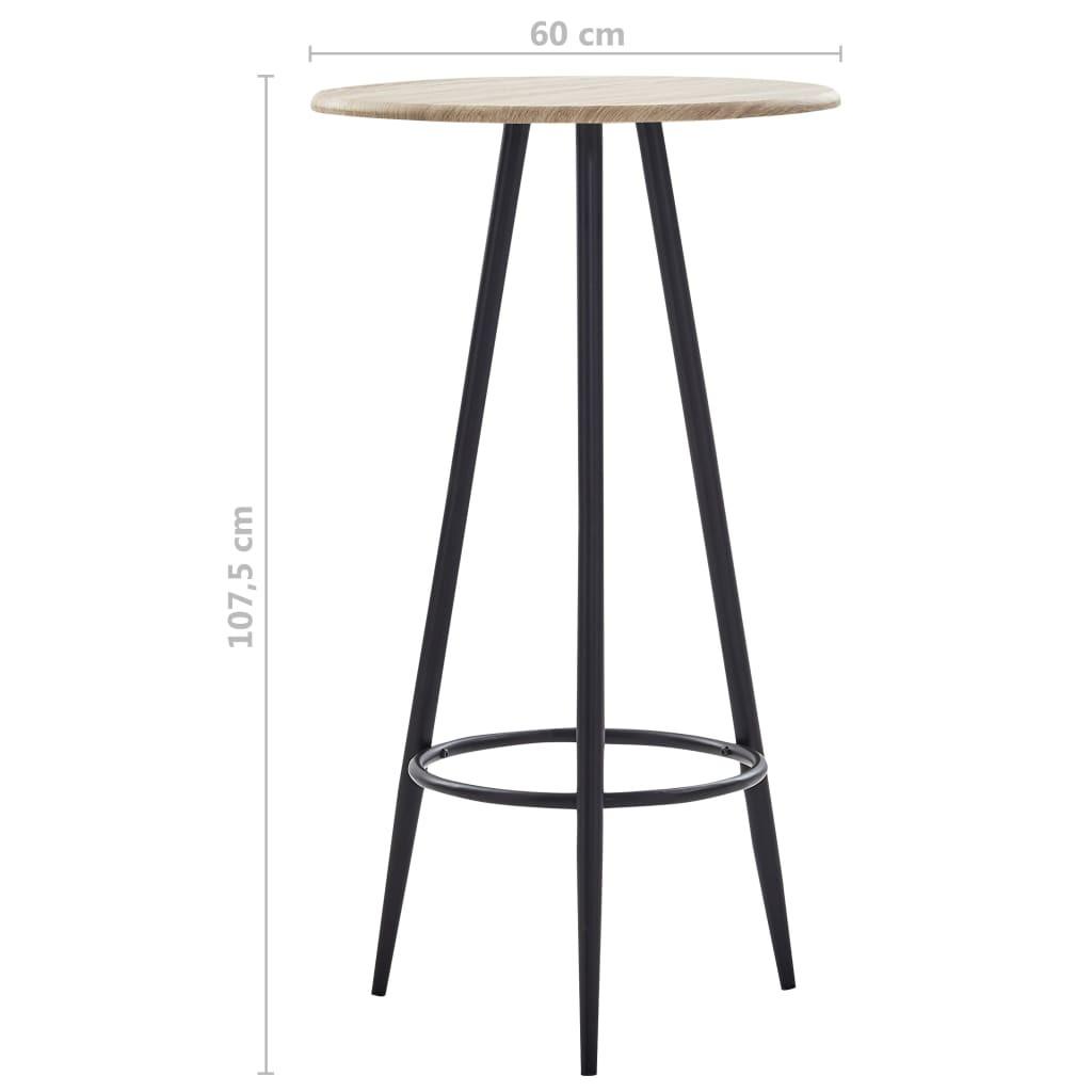 VidaXL Table de bar mdf  