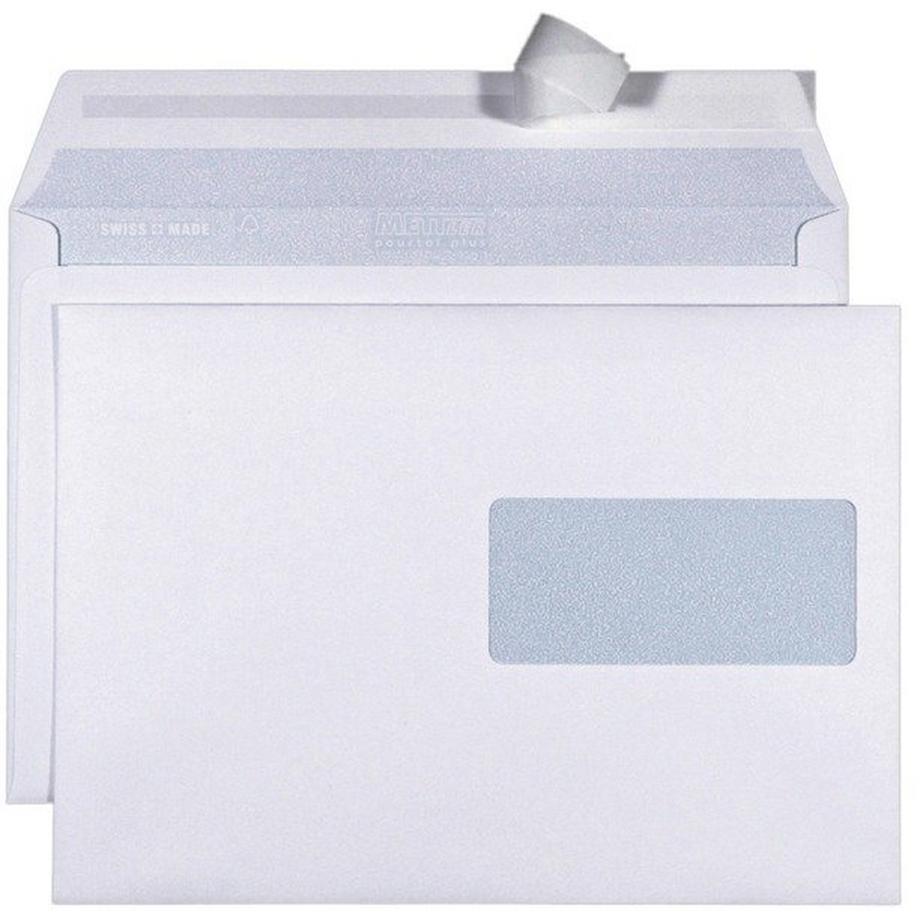METTLER METTLER Couvert Fenster rechts C5 8064-100 x 45 Fe 100g, ultraweiss 500 Stk.  