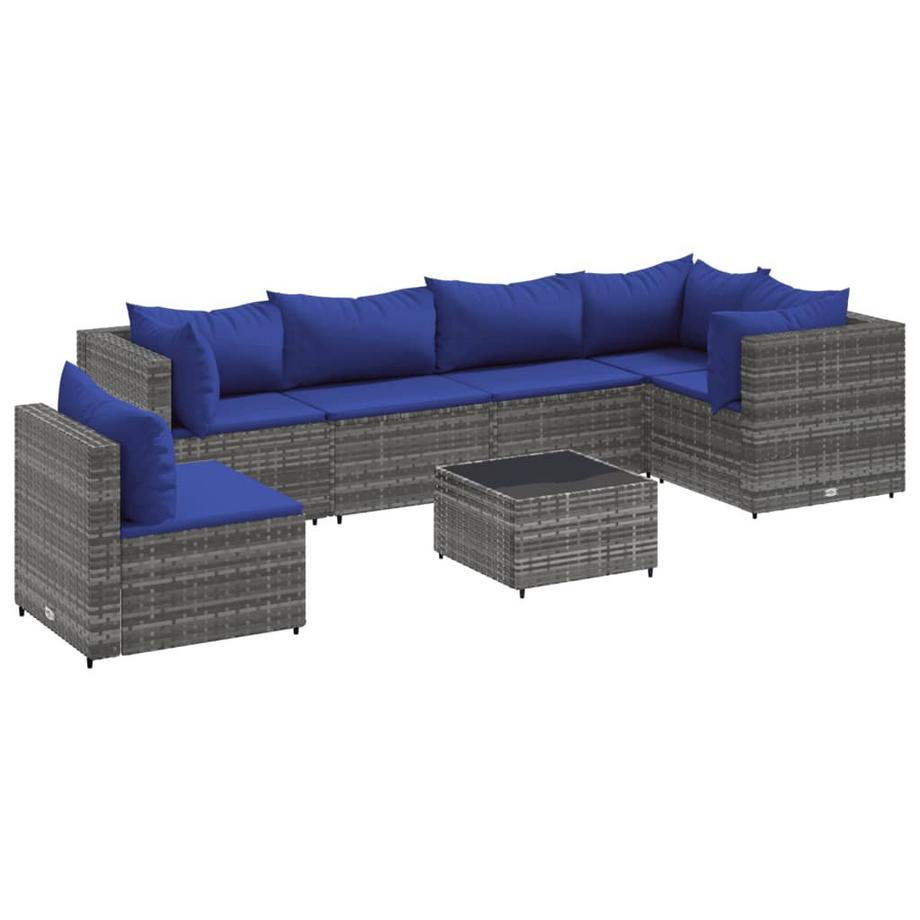 set salotto da giardino Polirattan