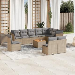 VidaXL Garten sofagarnitur poly-rattan  