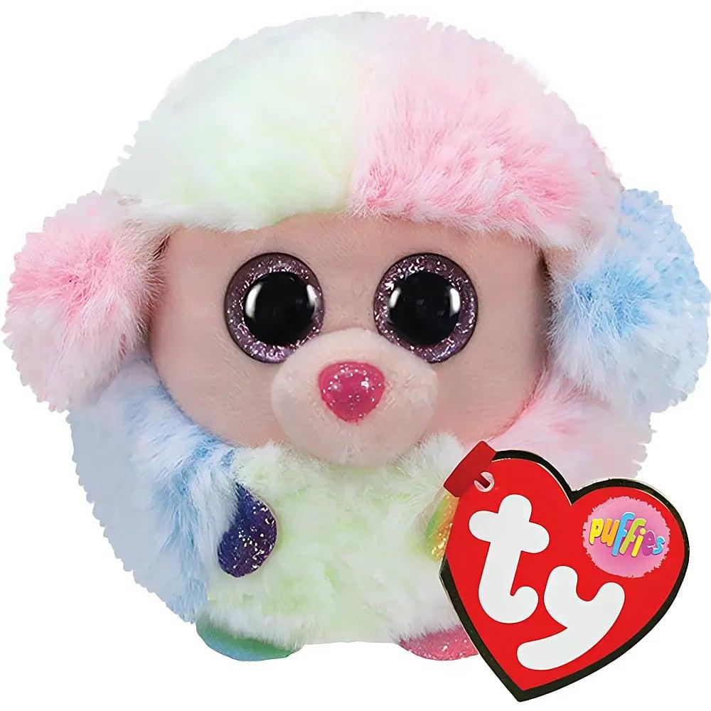 Image of Beanie Balls Poodle Rainbow (10cm)
