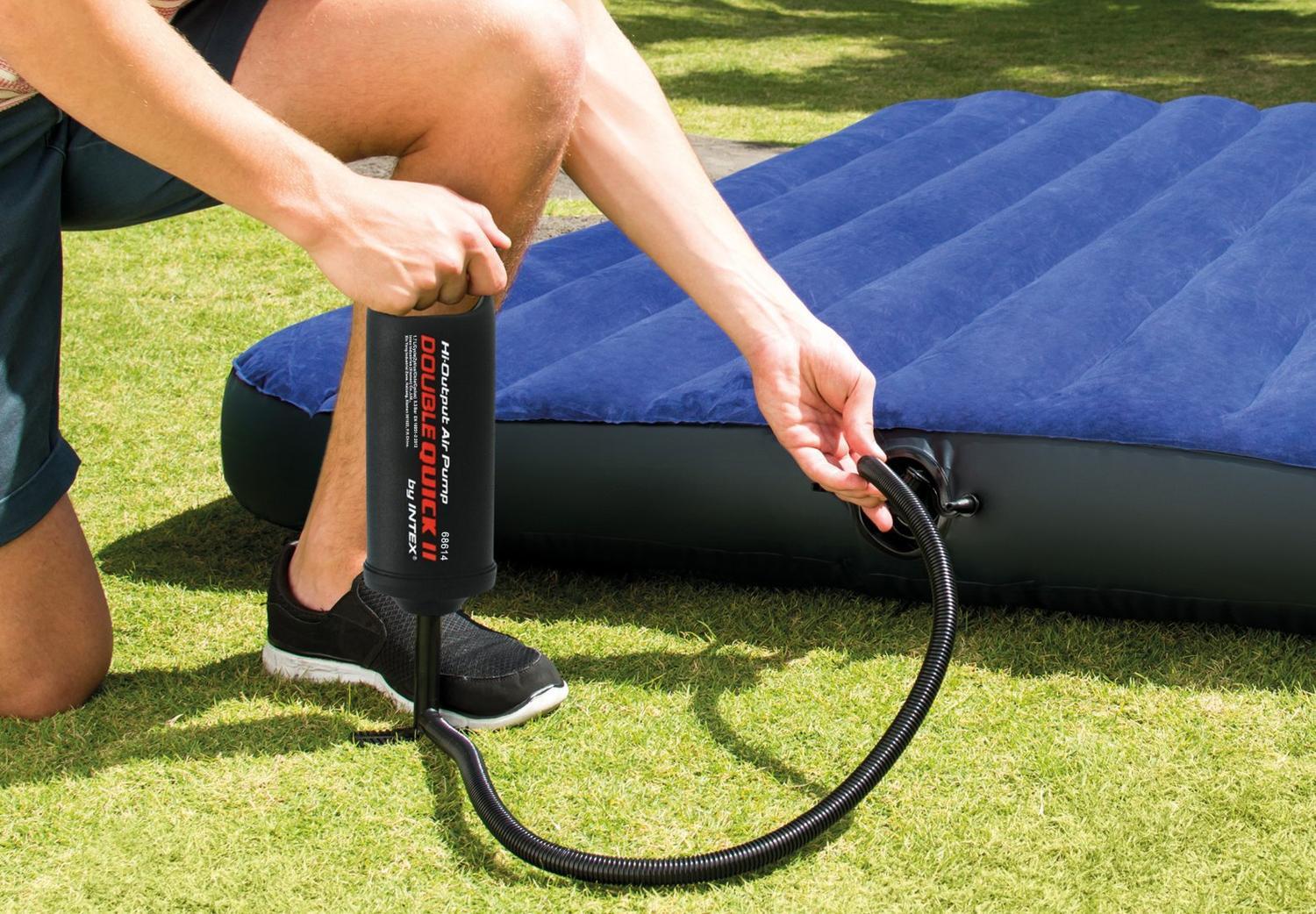 Intex  Grande pompe à main pour tapis de piscine DOUBLE QUICK II intex 68614 