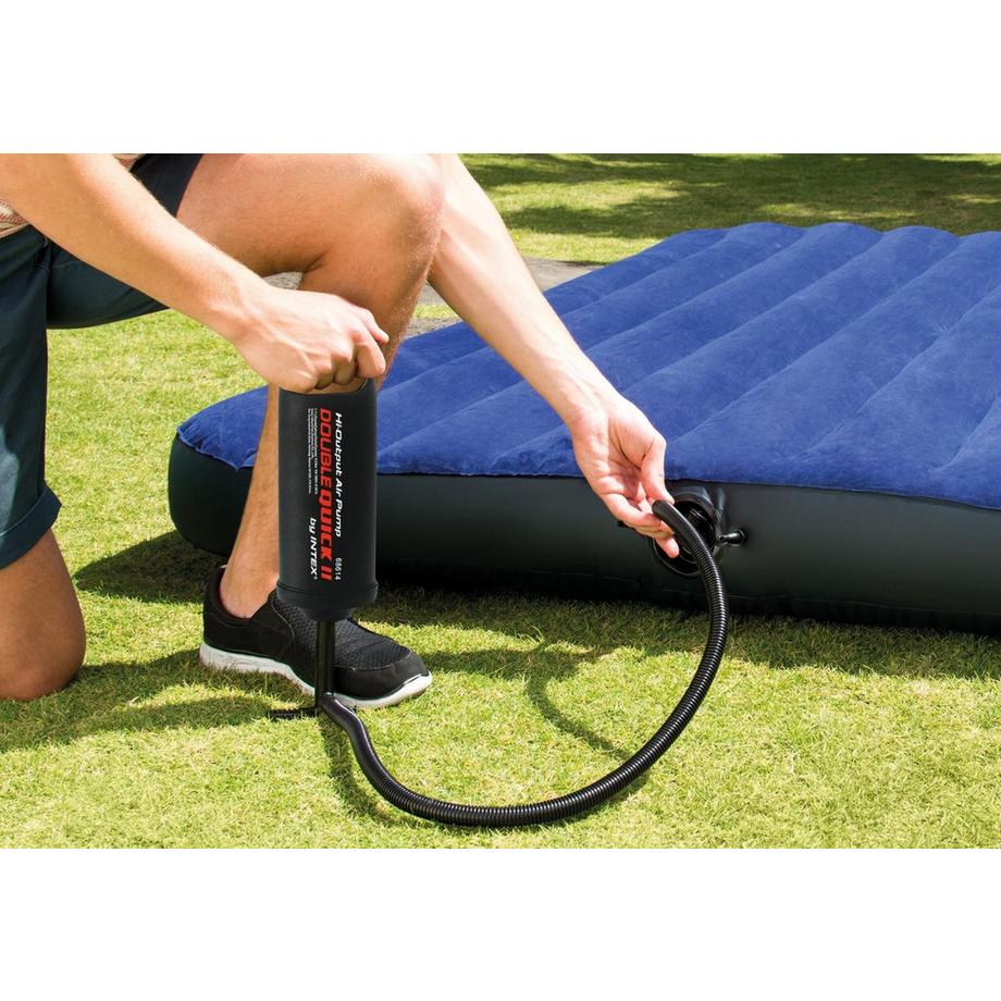 Intex  Grande pompe à main pour tapis de piscine DOUBLE QUICK II intex 68614 