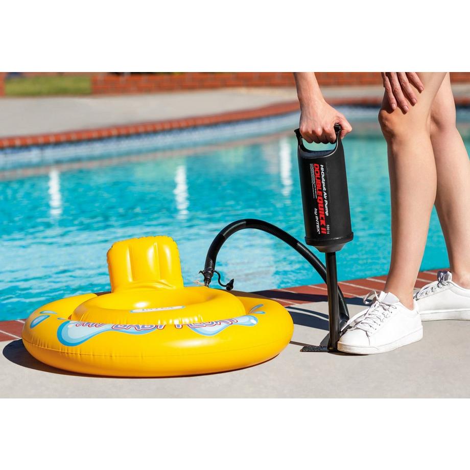 Intex  Grande pompe à main pour tapis de piscine DOUBLE QUICK II intex 68614 