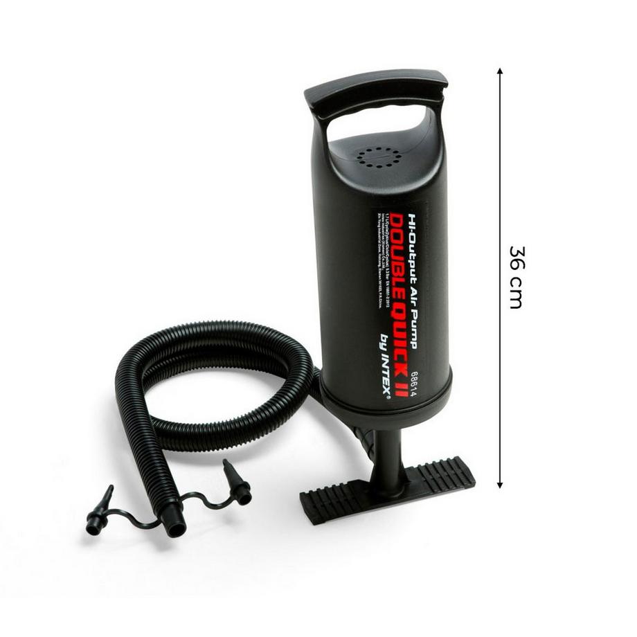 Intex  Grande pompe à main pour tapis de piscine DOUBLE QUICK II intex 68614 